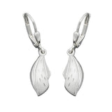 Brisur diamantiert teilmatt, Silber 925