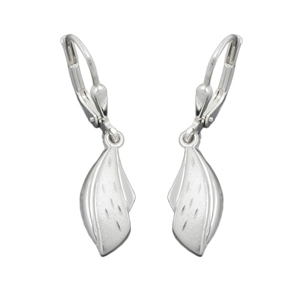 Brisur diamantiert teilmatt, Silber 925