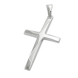 Anhänger, Kreuz diamantiert, Silber 925