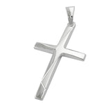 Anhänger, Kreuz diamantiert, Silber 925