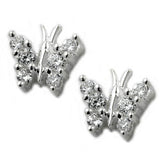 Stecker, Schmetterling Silber 925