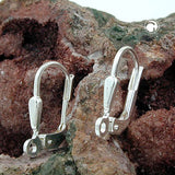 Ohrbrisur Ohrring als Ersatzteil 13x8mm 2 Stück glänzend Silber 925