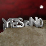 Stecker, NO-YES, Silber 925