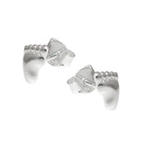 Stecker, Füße rechts-links, Silber 925