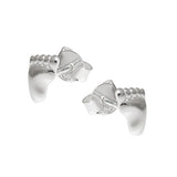 Stecker, Füße rechts-links, Silber 925