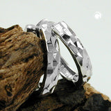 Creole, diamantiert, Silber 925