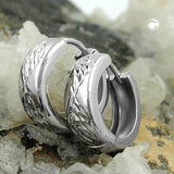 Creole, diamantiert, Silber 925