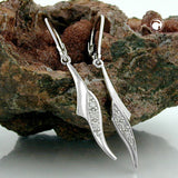 Brisur, rhodiniert, Zirkonia, Silber 925