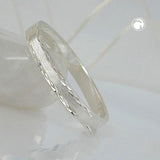 Ring, matt, Rand 2x diam, 925