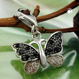 Anhänger Charm Schmetterling, Silber 925