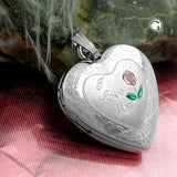 Anhänger Herz Medaillon Silber 925