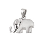 Anhänger Elefant rhodiniert, Silber 925