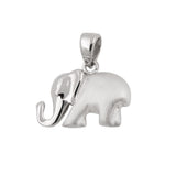 Anhänger Elefant rhodiniert, Silber 925