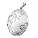 Anhänger, Medaillon oval, Silber 925
