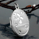 Anhänger, Medaillon oval, Silber 925