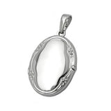 Anhänger, Medaillon oval, Silber 925