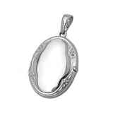 Anhänger, Medaillon oval, Silber 925