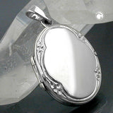 Anhänger, Medaillon oval, Silber 925