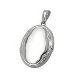 Anhänger, Medaillon oval, Silber 925