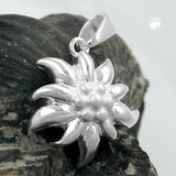 Anhänger, Trachtenblume, Silber 925
