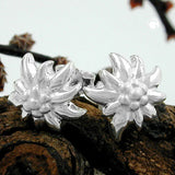 Stecker, Trachtenblume, Silber 925