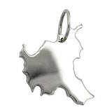 Anhänger18x17mm BRD-Bundesland Hamburg glänzend Silber 925