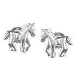 Stecker, Pferd rechts-links, Silber 925