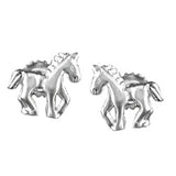 Stecker, Pferd rechts-links, Silber 925