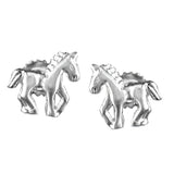 Stecker, Pferd rechts-links, Silber 925