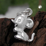 Anhänger, Maus glänzend, Silber 925