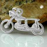 Anhänger, Motorrad, Silber 925