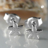 Stecker, kleiner Seestern, Silber 925