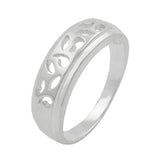 Ring, si-matt glzd, 925