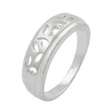 Ring, si-matt glzd, 925