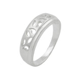 Ring, si-matt glzd, 925