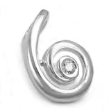 Anhänger, Spirale mit CZ, 925