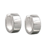Creole, 15x6mm glänzend, Silber 925