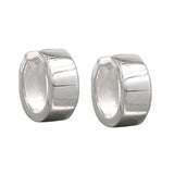 Creole, 15x6mm glänzend, Silber 925