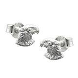 Stecker 6mm Adlerkopf verbödet Silber 925