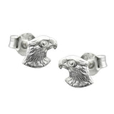 Stecker 6mm Adlerkopf verbödet Silber 925