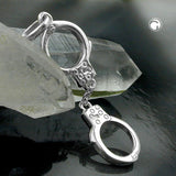 Anhänger, 2 Handschellen, Silber 925