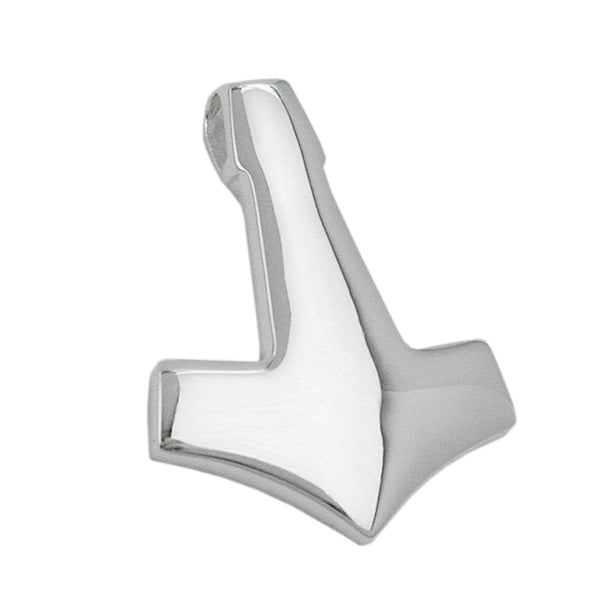 Anhänger 29x24mm Motiv: Thors Hammer glänzend Silber 925