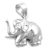 Anhänger, Elefant si-glzd, hohl, 925