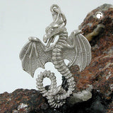 Anhänger, Drache mit Ringöse, Silber 925