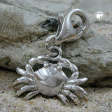 Anhänger, Charm Krabbe, Silber 925