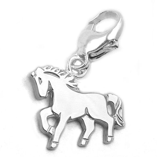 Anhänger, Charm Pferd, Silber 925