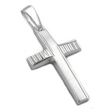 Anhänger, Kreuz diamantiert, Silber 925