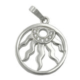Anhänger, mit Zirkonia, Silber 925
