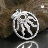 Anhänger, mit Zirkonia, Silber 925