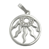 Anhänger, mit Zirkonia, Silber 925